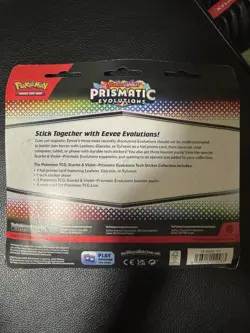 Pokemon TCG Scarlet Violet Prismatic Evolutions Tech Sticker Collection Glaceon - Image 2