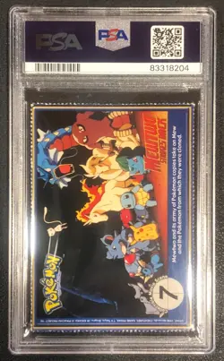 Exeggcute Pokemon #102 1999 Burger King Perforated PSA 8 NMT MINT!!! - Image 2