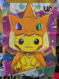🔥NON TCG Chinese Pokemon Elf Eif Origin 2.0 Collection Pikachu Poncho🔥 - Image 1