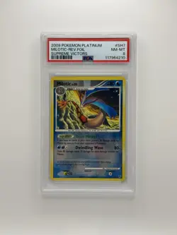 PSA 8 NM-MT 2009 Pokemon Platinum Supreme Victors Milotic Reverse Holo Foil #SH7 - Image 1