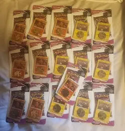 16x Pokemon Fusion Strike Checklane Blister Pack Inner Case Box Is Opened - Image 1