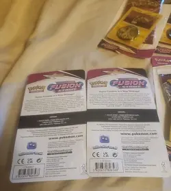 16x Pokemon Fusion Strike Checklane Blister Pack Inner Case Box Is Opened - Image 3