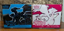 Pokemon Center Black Bolt and White Flare Elite Trainer Box Set ETB Sealed - Image 1