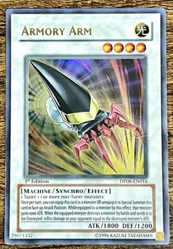 Yu-Gi-Oh! Armory Arm DP08-EN016 Ultra Rare 1st Edition - Image 1