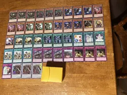 Yugioh Karakuri Deck Comes Sleeved And Deck Box Lot 01 - Image 1