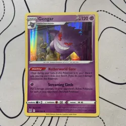 Pokemon Card Gengar Rare Holo Lost Origin Rare 066/196 Near Mint - Image 1