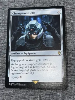 Champion's Helm Regular R Final Fantasy MTG Magic the Gathering Card NM/M 0337 - Image 1