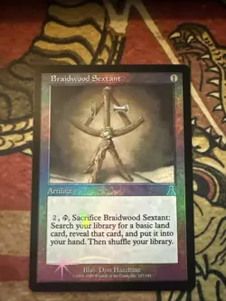 Mtg Magic Urza’s Destiny Foil Misprint Error Card Missing Ink Error - Image 1