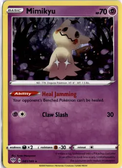 Mimikyu - (Cosmos Holo) Promo Miscellaneous Cards & Products 081/189 NM - Image 1