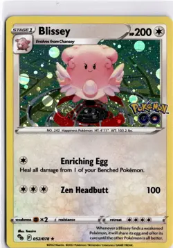 Blissey - (Cosmos Holo) Promo Miscellaneous Cards & Products 052/078 NM - Image 1