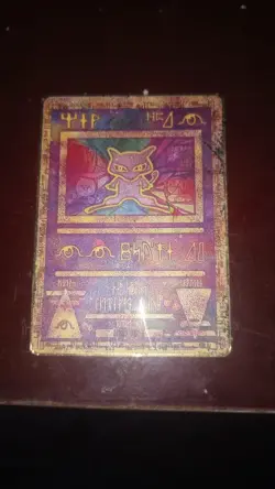 Pokemon TCG Ancient Mew Promo HoloRare Card 1999/2000 Damaged - Image 1