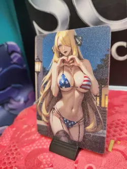Cynthia Double-Side Card - Frosted Goddess Waifu USA DIY Custom Made - Image 3