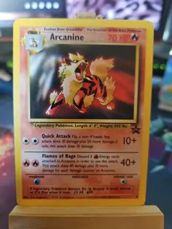 Pokemon TCG Arcanine Black Star Promo #6 Regular Promo Card Near Mint Clean! - Image 1