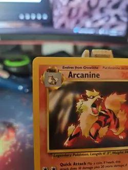 Pokemon TCG Arcanine Black Star Promo #6 Regular Promo Card Near Mint Clean! - Image 2