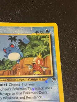 Vintage Marill 11/18 Southern Islands Pokemon Card Reverse Holo - Light Play - Image 3