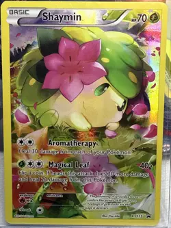Pokemon TCG Shaymin Black Star Promo XY115 Holo Card - Image 1