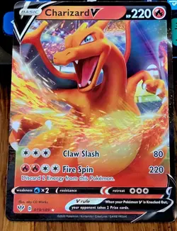 Charizard V 019/189 Darkness Ablaze NM-MINT Ultra Rare Pokemon Card - Image 1