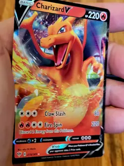 Charizard V 019/189 Darkness Ablaze NM-MINT Ultra Rare Pokemon Card - Image 3