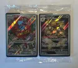 SEALED Mega Evolutions ETB Alakazam 009 & Riolu 010 Promo Cards BOX FRESH - Image 1