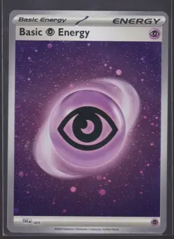 Pokemon TCG Psychic Energy 151 005 Holo Trading Card TCG - Image 1
