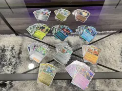 Pokemon TCG Mega Evolution Holographic Card Lot - 97 Cards - Image 1
