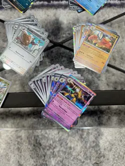 Pokemon TCG Mega Evolution Holographic Card Lot - 97 Cards - Image 2