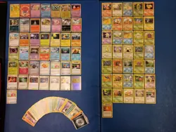 130 Pokemon Card Lot Base Set, Base Set 2, Fossil, Jungle, Neo Genesis & More! - Image 1