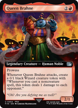 Queen Brahne (Extended Art) FOIL Final Fantasy NM Uncommon CARD ABUGames - Image 1