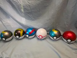 Pokemon TCG PokeBall Tin Various Balls EMPTY No cards Lot Of 6 - Image 1