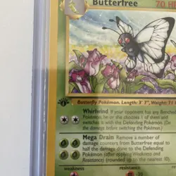 Pokemon Card - Butterfree D Error Jungle 1st Edition 33/64 Uncommon - Image 2