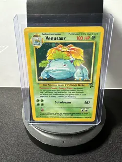 Pokemon TCG Venusaur Base Set 2 Holo Unlimited Rare Card 18/130 NM Condition - Image 1