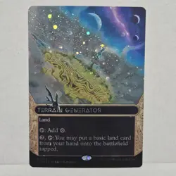 Terrain Generator 0133 Borderless Galaxy Foil MTG Edge of Eternities Card (NM) - Image 1
