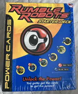Y2K RUMBLE ROBOTS 50 POWER CARDS Starter Deck Trendmasters Unlock The Power! - Image 1