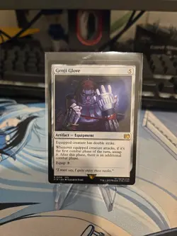 Final Fantasy MTG Genji Glove 0258 Rare Regular - Image 1