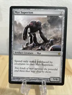 MTG Myr Superion Regular #146/175 New Phyrexia Rare NM/M - Image 1