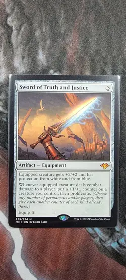 Sword of Truth and Justice - Modern Horizons - NM - MtG - Image 1