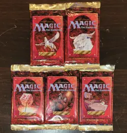 MTG MAGIC THE GATHERING 4th EDITION BOOSTER PACK 1994 SEALED FREE U.S. SHIPPING 742818067003 - Image 1
