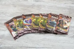 (7) Magic the Gathering Strixhaven: School of Mages Draft Booster Pack MTG NEW - Image 1