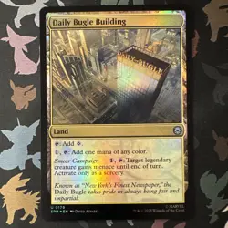 MTG Marvel Spider-Man - Daily Bugle Building - SPM U0179 Foil - Mint - Land - Image 1