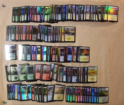 MTG Magic Various Sets / All Types BULK FOIL Basic Land Lot of 347 (All NM/M) - Image 1