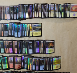 MTG Magic Various Sets / All Types BULK FOIL Basic Land Lot of 347 (All NM/M) - Image 3
