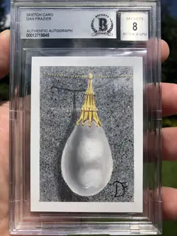 MOX PEARL, ARTIST PAINTING / PROOF, MAGIC MTG, POWER 9, DAN FRAZIER, BAS 8! - Image 1