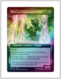 1x Zenos yae Galvus, Extended Art Foil, Final Fantasy, Magic MTG NM - Image 2