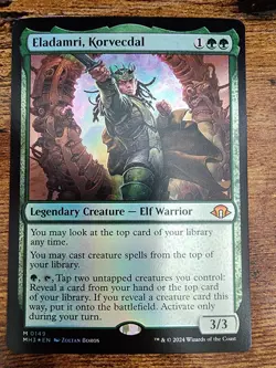 MTG FOIL Eladamri, Korvecdal ⭐NM⭐ ⭐Modern Horizons 3⭐ MH3 ⭐12 HQ Pics⭐ Magic - Image 2