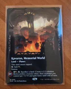 Magic MTG Kavaron, Memorial World EOE 0281 Borderless Mythic - NM condition - Image 1