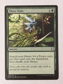Three Visits - Commander Legends - MTG LP - Image 1