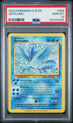 2023 POKEMON CLASSIC BLASTOISE & SUICUNE EX DECK #009 ARTICUNO PSA 10 - Image 1
