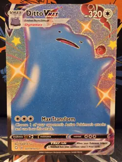 Pokemon TCG - Ditto VMAX - Shining Fates SV119/SV122 Shiny Vault - NM - Image 1
