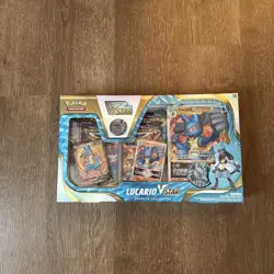 Pokemon TCG Lucario V Star Special Collection Box New Sealed - Image 1