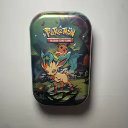 Pokemon TCG: Prismatic Evolutions Mini Tin - Leafeon Art - Sealed Brand New. - Image 1